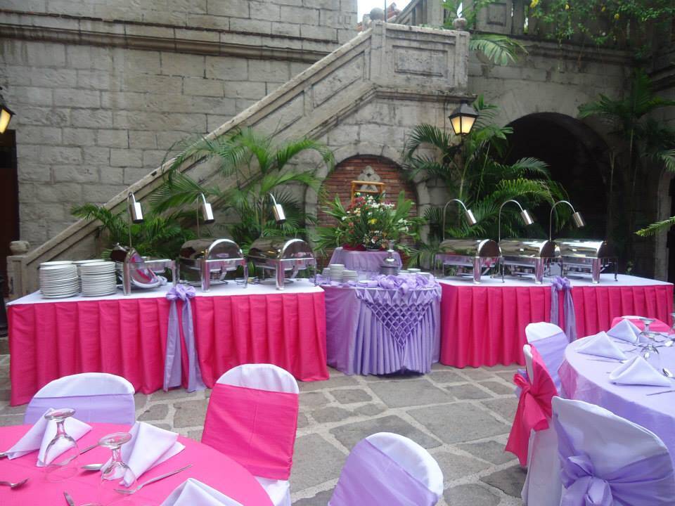 Wedding Buffet table