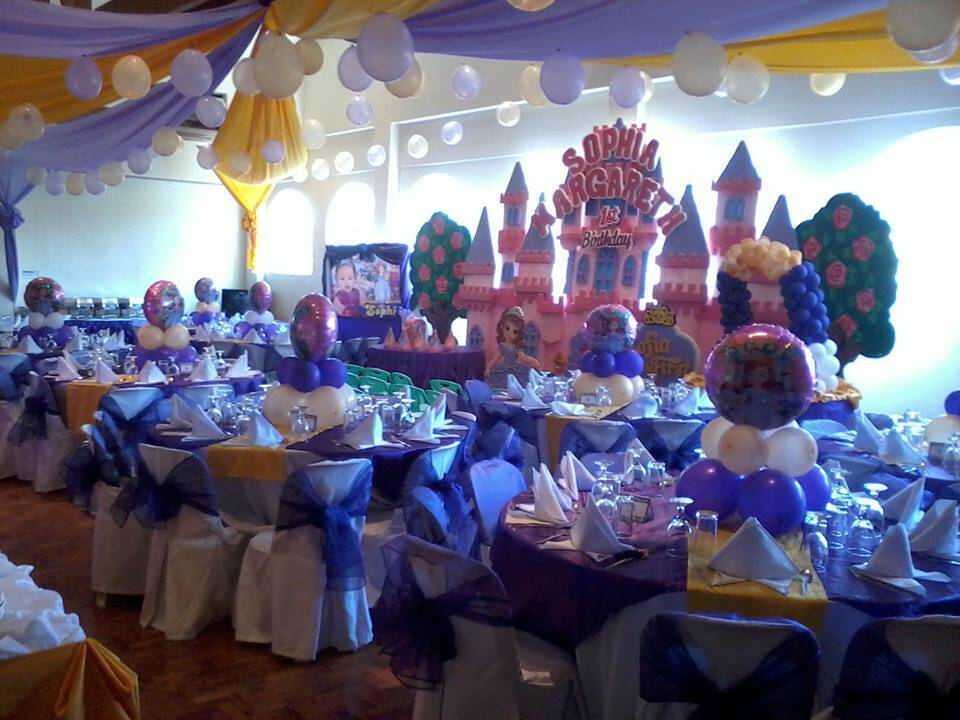 kiddie party setup