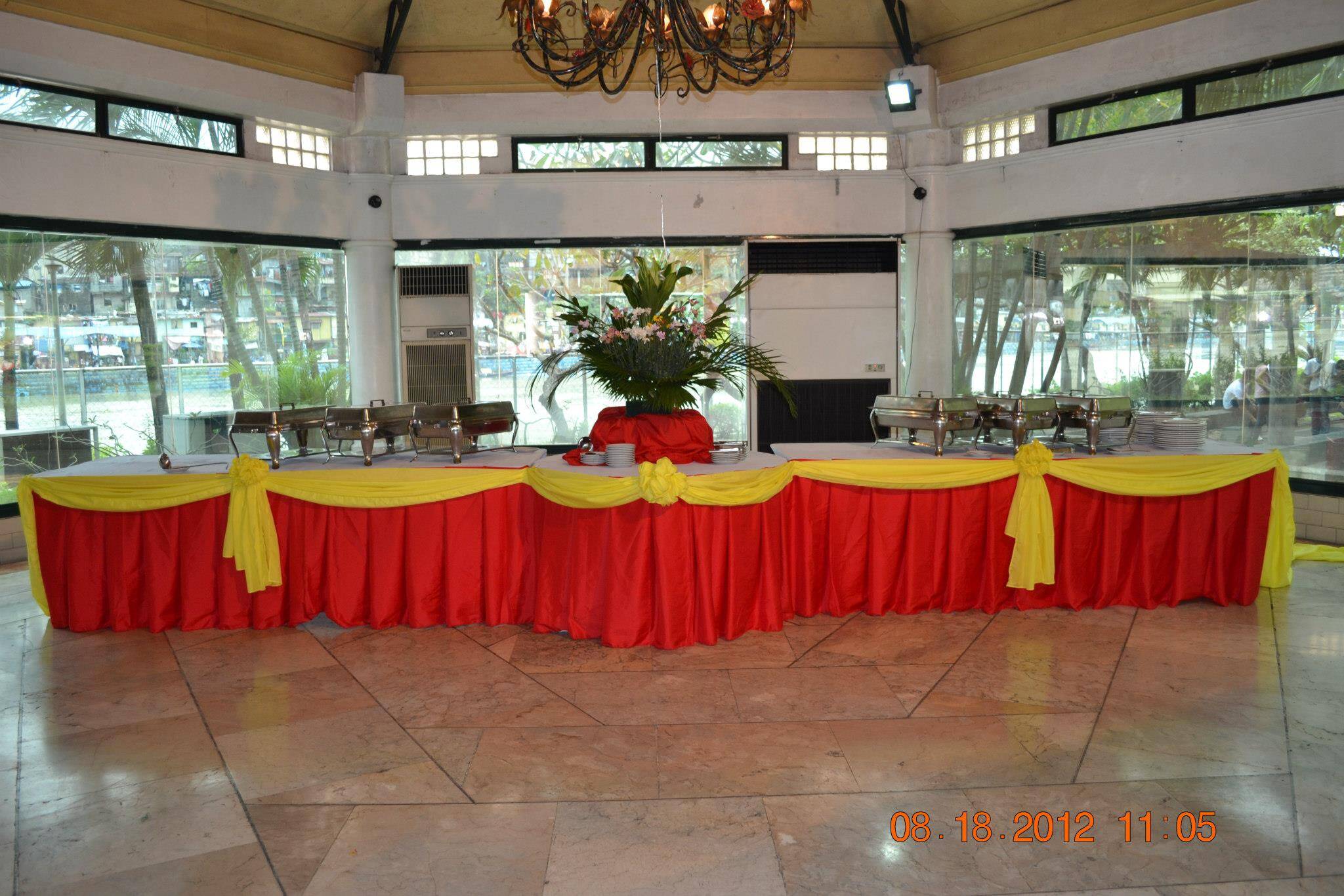 Buffet table design